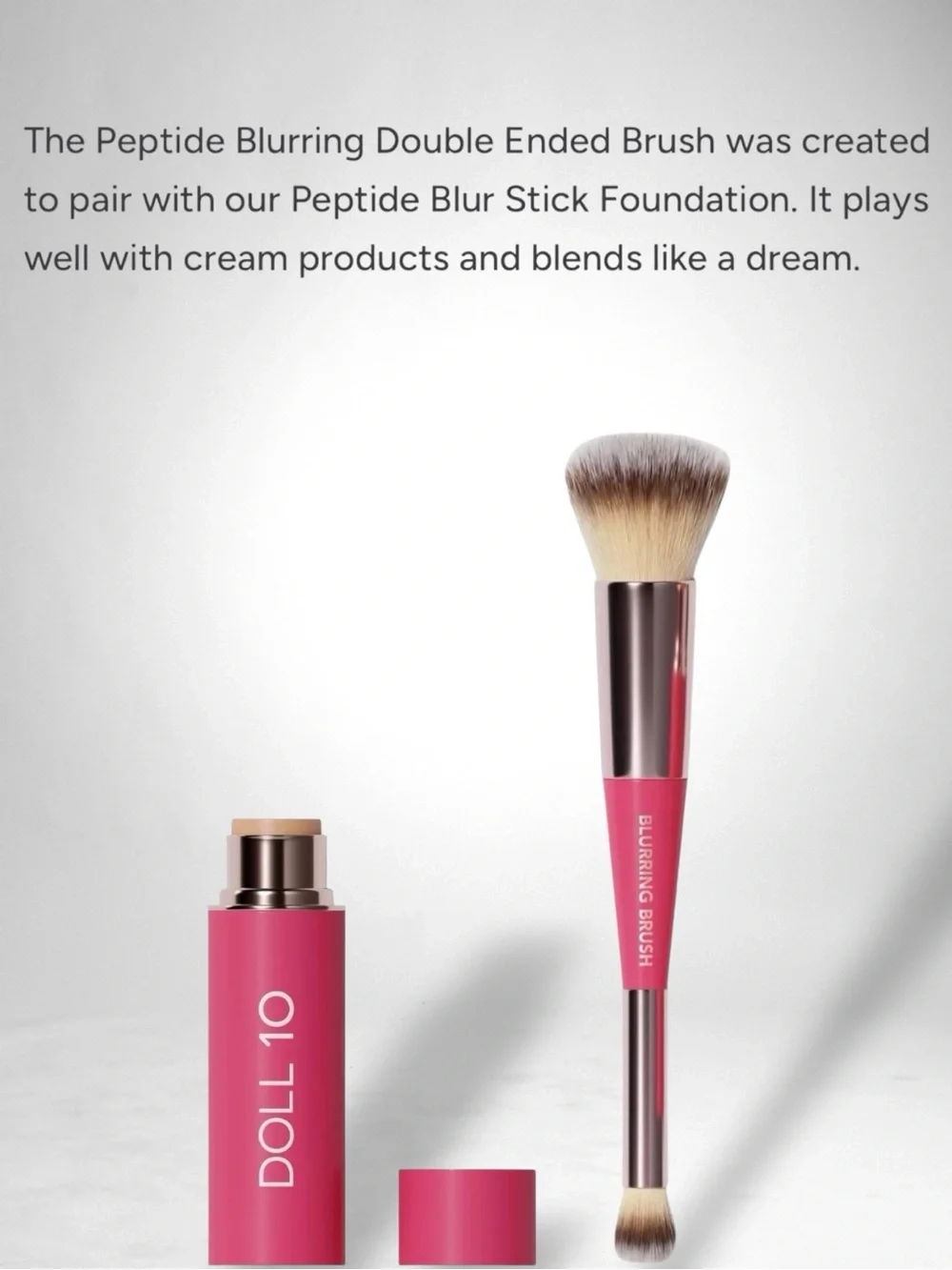 New Doll 10 Double-Ended Blurring Makeup Brush